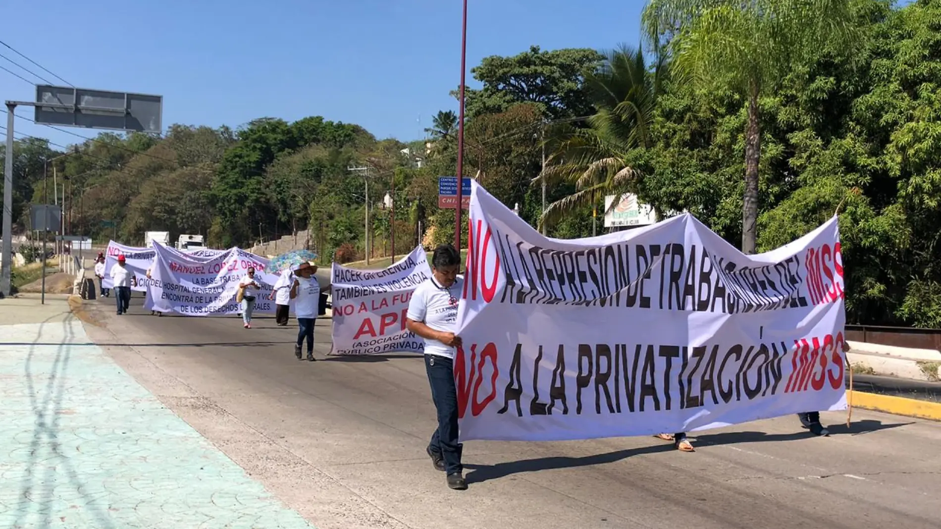 marcha, IMSS, privatización